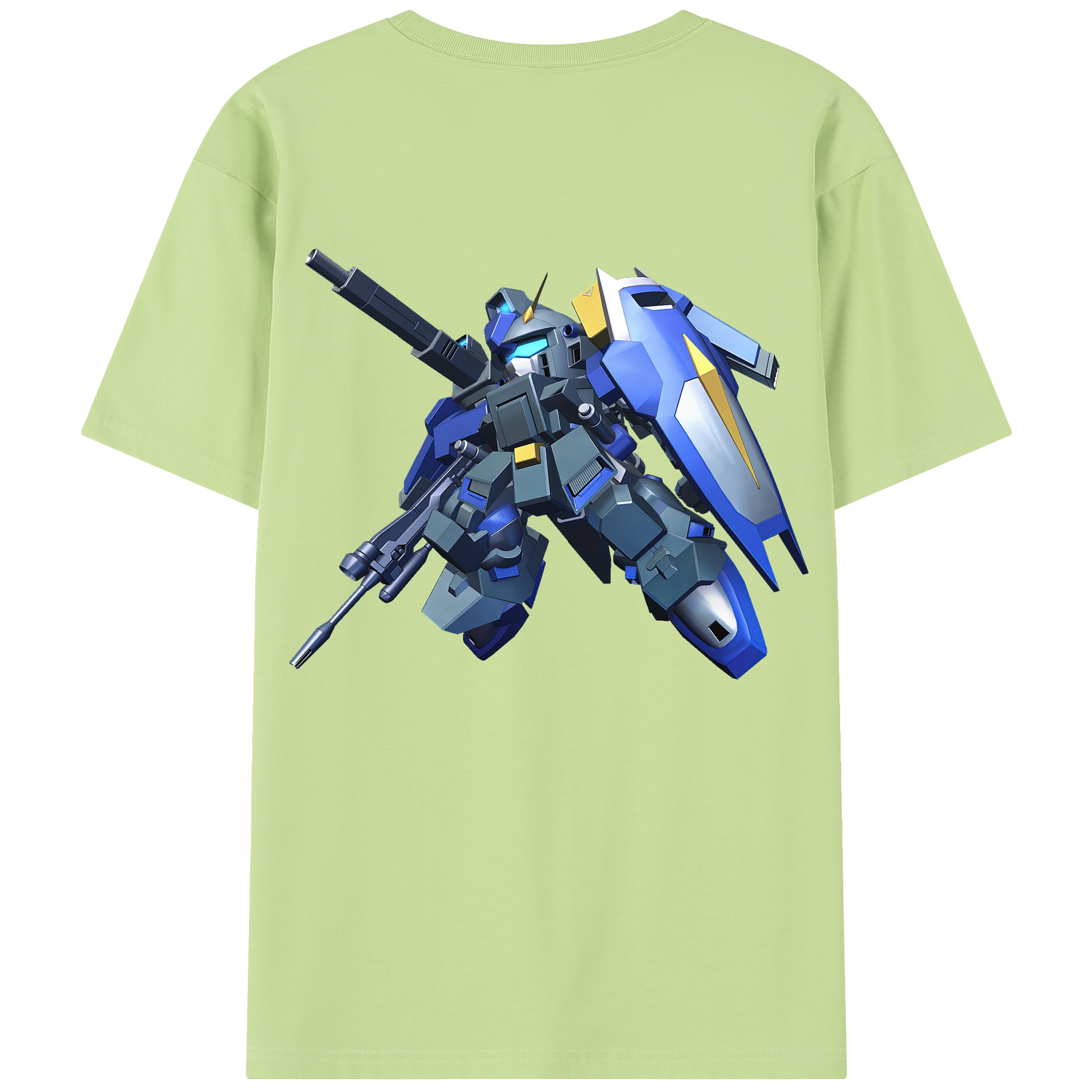 （画像用） 機動戦士ガンダム Mobile Suit Gundam 綿100％半袖Tシャツ（背面プリント）